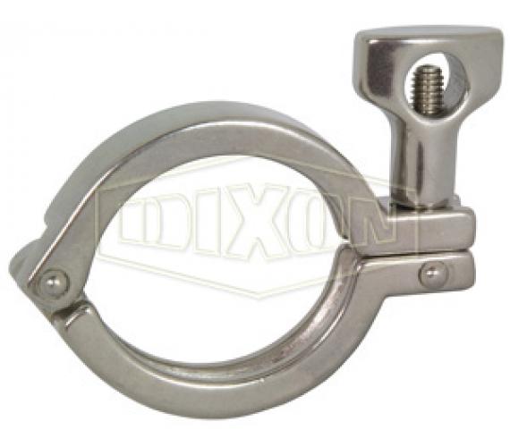 Dixon® 13MHHM250 13MHHM Single Pin Heavy Duty Clamp, 2-1/2 in Tube, 304 Stainless Steel