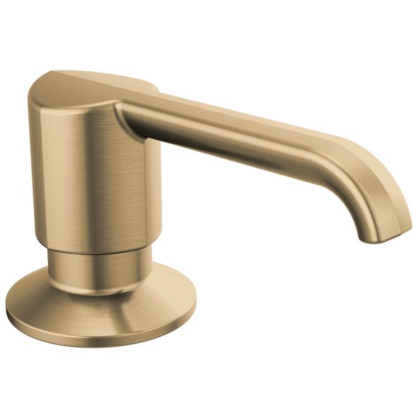 DELTA® RP101188CZPR Soap Dispenser, 13 oz Capacity, 2.63 in OAL, Deck Mounting, Import