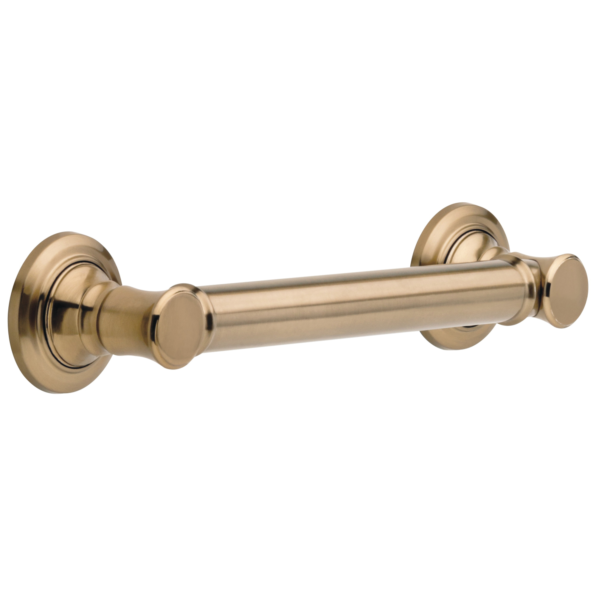 DELTA® 41612-CZ Traditional Decorative Grab Bar, 12 in L x 1-1/4 in Dia, Brilliance® Champagne Bronze, Zinc, Import