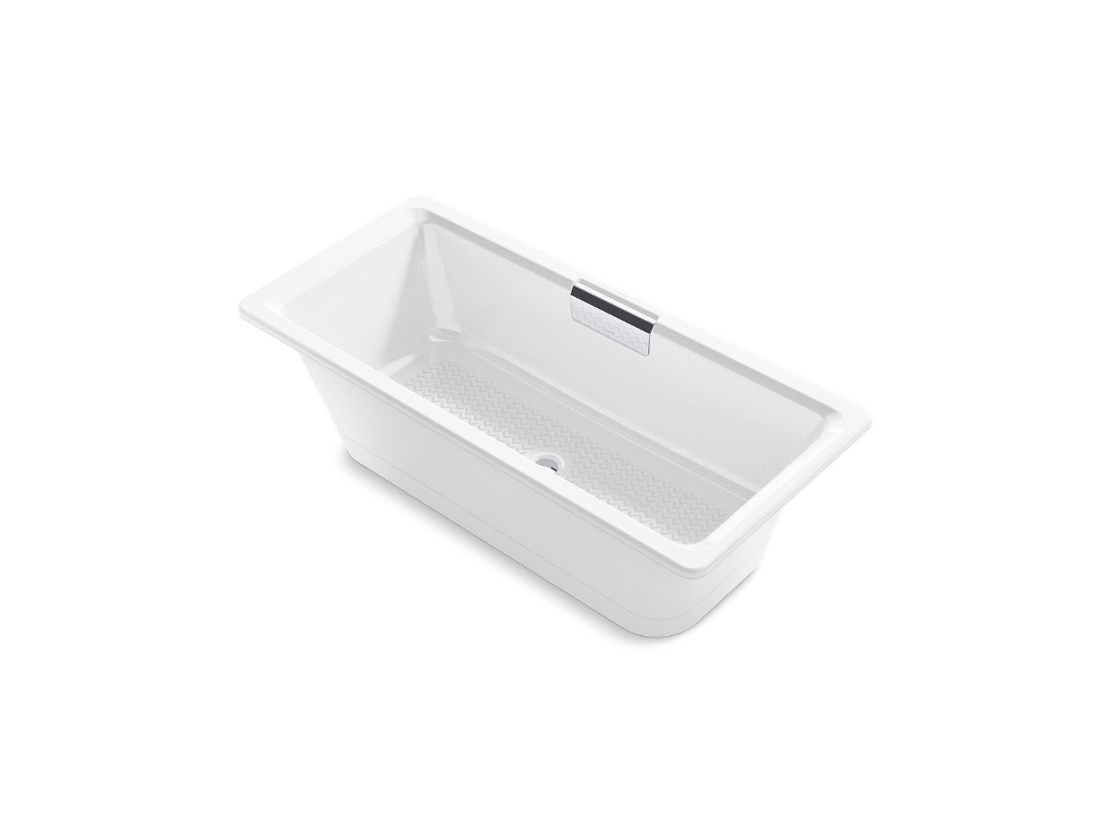 Kohler® 29328-0-0 Volute™ Bathtub, Soaker, 63 in L x 28-5/16 in W, Center Drain, White