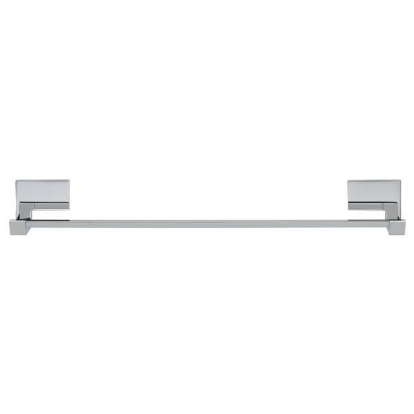 Brizo® 691880-PC Towel Bar, 15-1/2 in L Bar, 3-3/8 in OAD x 2-13/64 in OAH, Brass, Polished Chrome, Import