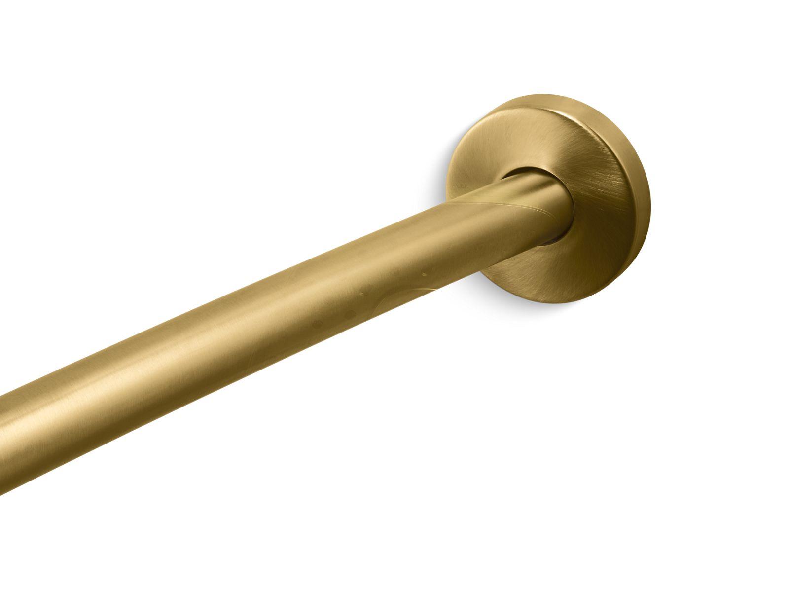Kohler® 9351-2MB Expanse® Shower Rod, Stainless Steel, Vibrant Brushed Moderne Brass