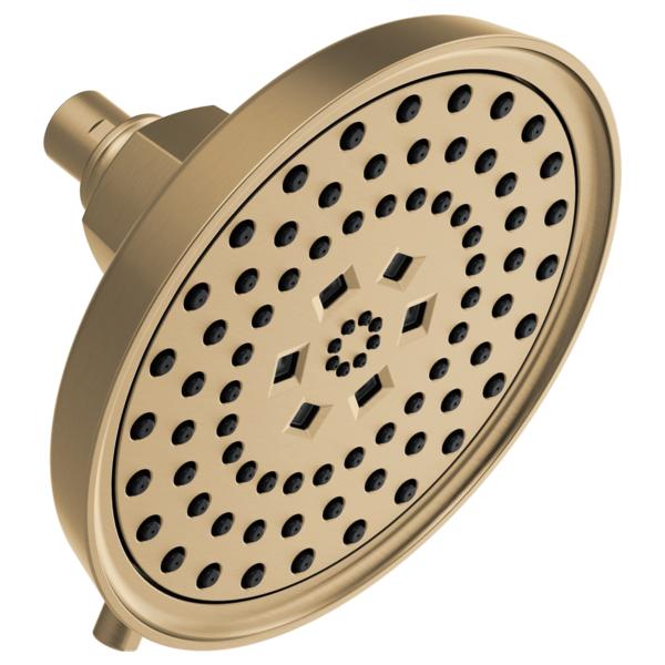 Brizo® 87476-GL-2.5 Invari™ Shower Head, 2.5 gpm Max Flow, 4 Sprays, 3.06 in L x 4 in W x 10.75 in H Head, Import