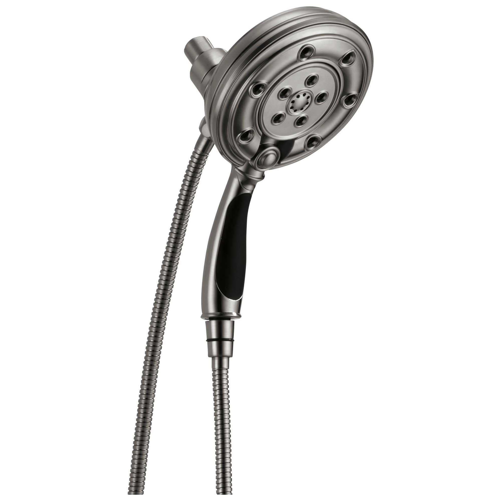 Brizo® 86200-SL-2.5 ESSENTIAL™ Hydrati® 2-in-1 Shower, 6 in Dia 4 Shower Head, 2.5 gpm Flow Rate, 60 in L Hose, Luxe Steel, Import