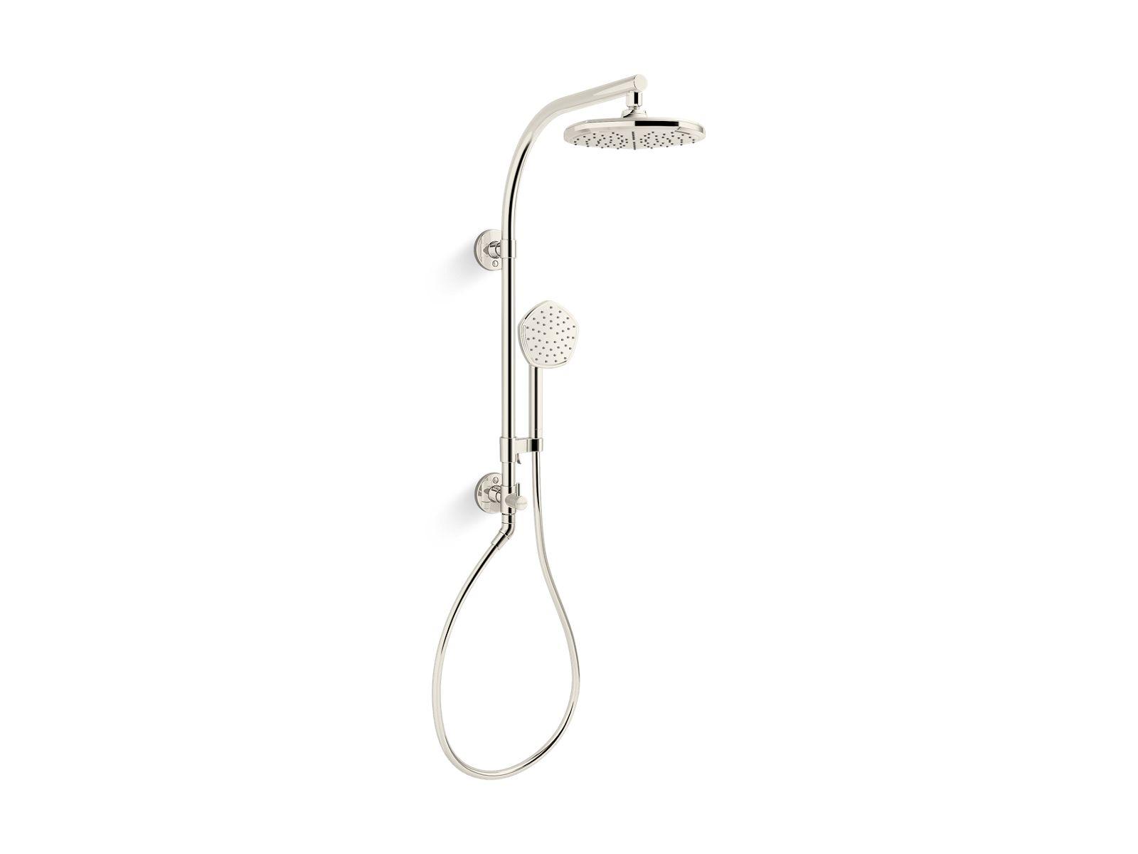 Kohler® 27118-G-SN 27118-G Occasion™ Column Kit Hand Shower, 1.75 gpm Flow Rate, 1/2 in NPT Inlet, 60 in L Hose