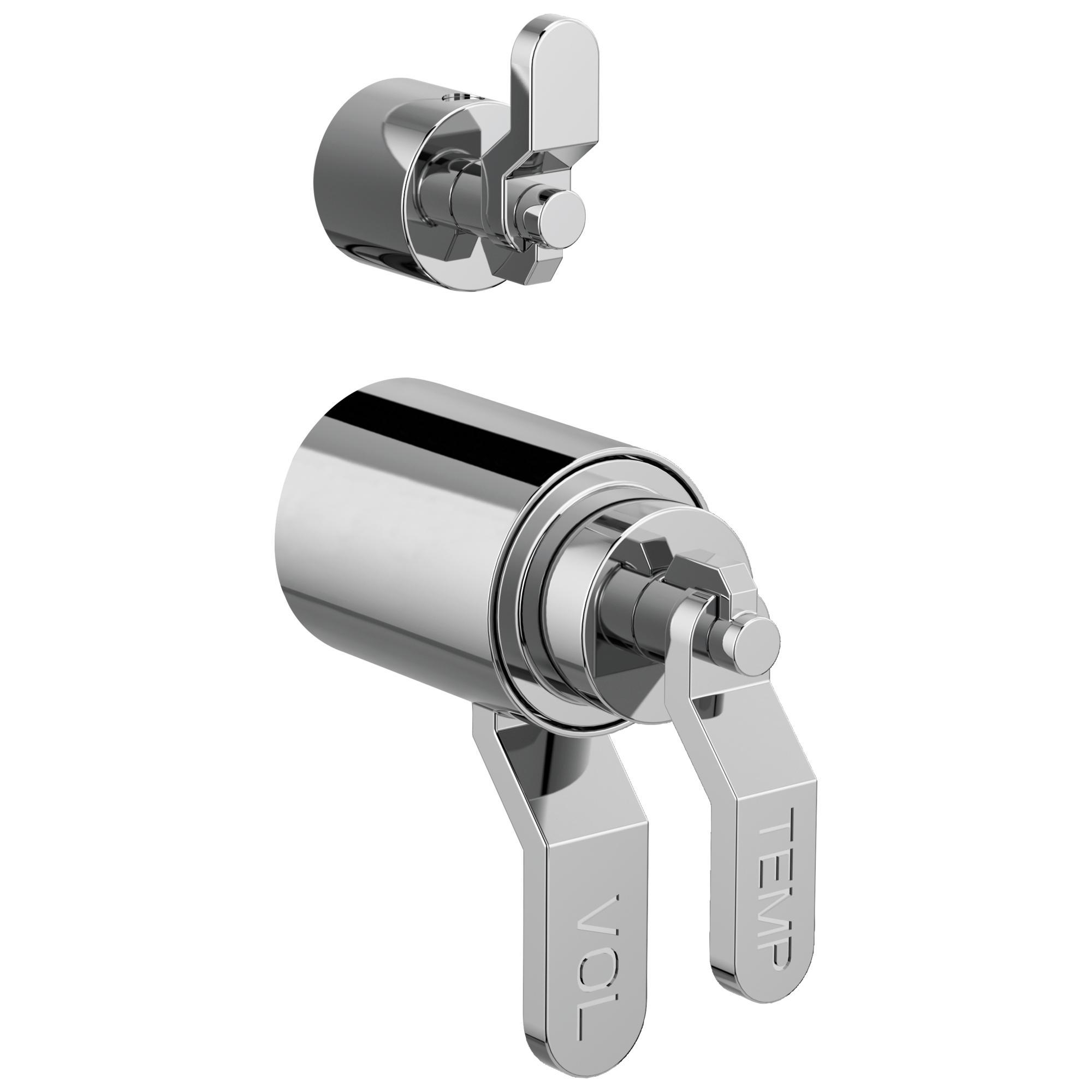 Brizo® HL7534-PC TempAssure® Thermostatic Trim Handle Kit, 2 gpm Valve, Polished Chrome