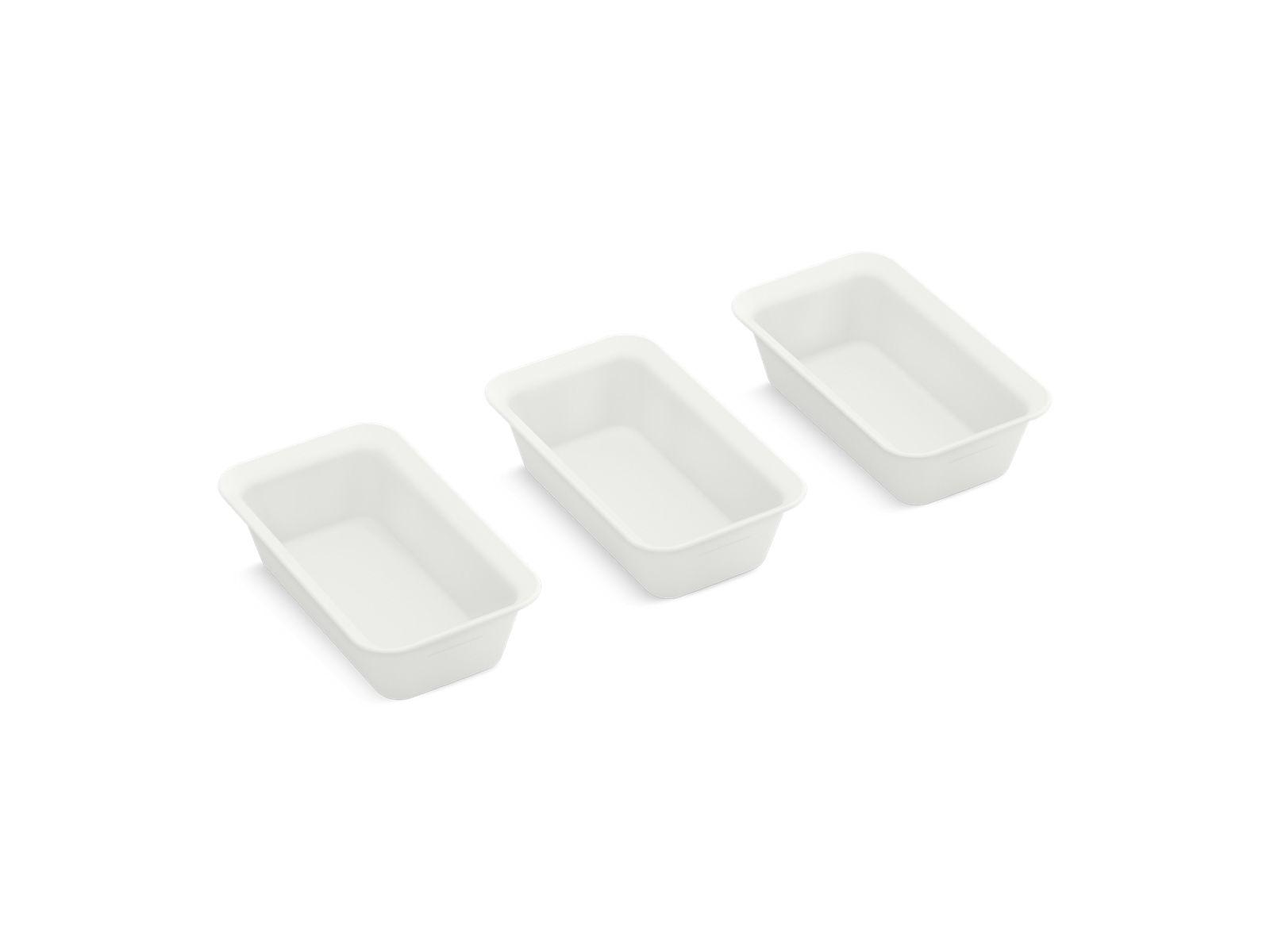 Kohler® 35484-1LG K-35484 Bowl Set, For Use With Strive and Billings Sinks, Three Piece, Polypropylene