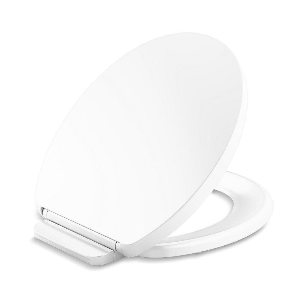 Kohler® 26802-0 26802 Toilet Seat, Impro®, Round Bowl, Closed Front, White, Quiet-Close™ Hinge