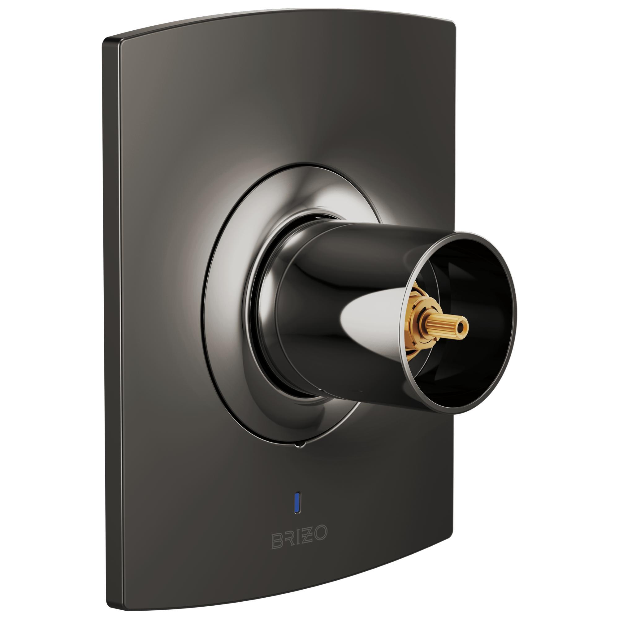 Brizo® T60P006-BNXLHP 60 Series Universal Valve Only Trim, 6.3 gpm Valve, Brilliance® Black Onyx