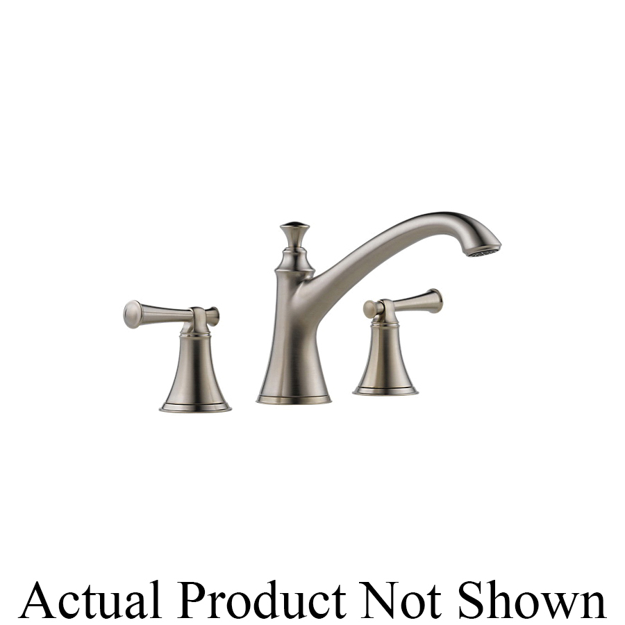 Brizo® T67305-BNLHP Roman Tub Trim, Baliza®, 18.5 gpm Flow Rate, 10 to 16 in Center, Brushed Nickel, 2 Handles, Function: Traditional, Domestic
