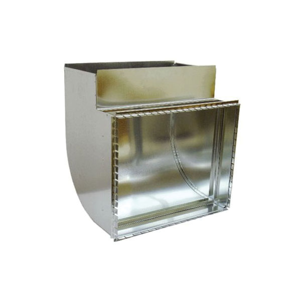 Snappy&trade: 71-2416S Cold Air Shoe, 16 x 24 in Duct, 24 x 8 in Filter, Steel