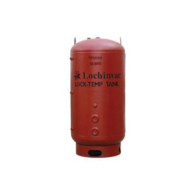 Lochinvar® Lock-Temp® TVG370 Bare Storage Tank, 370 gal Tank, 36 in Dia, 3 in NPT Inlet x 2 in NPT Outlet