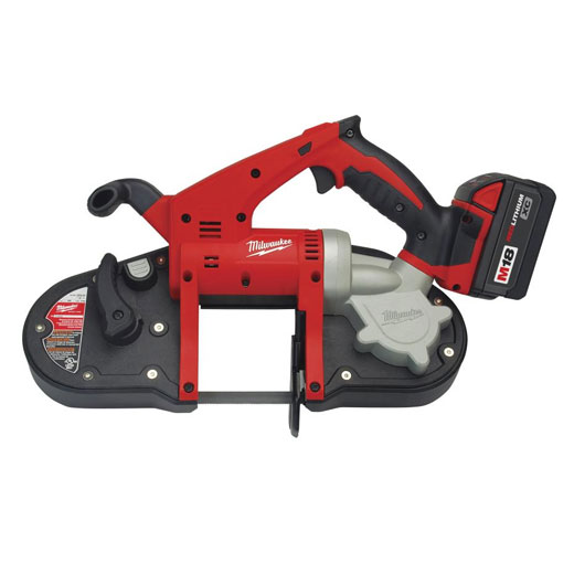 Milwaukee&reg; 2629-22 Cordless Band Saw Kit, 3-1/4 in Cutting, 35.375 in L x 0.5 in W x 0.02 in THK Blade, 18 VDC, 3 Ah Li-Ion Battery