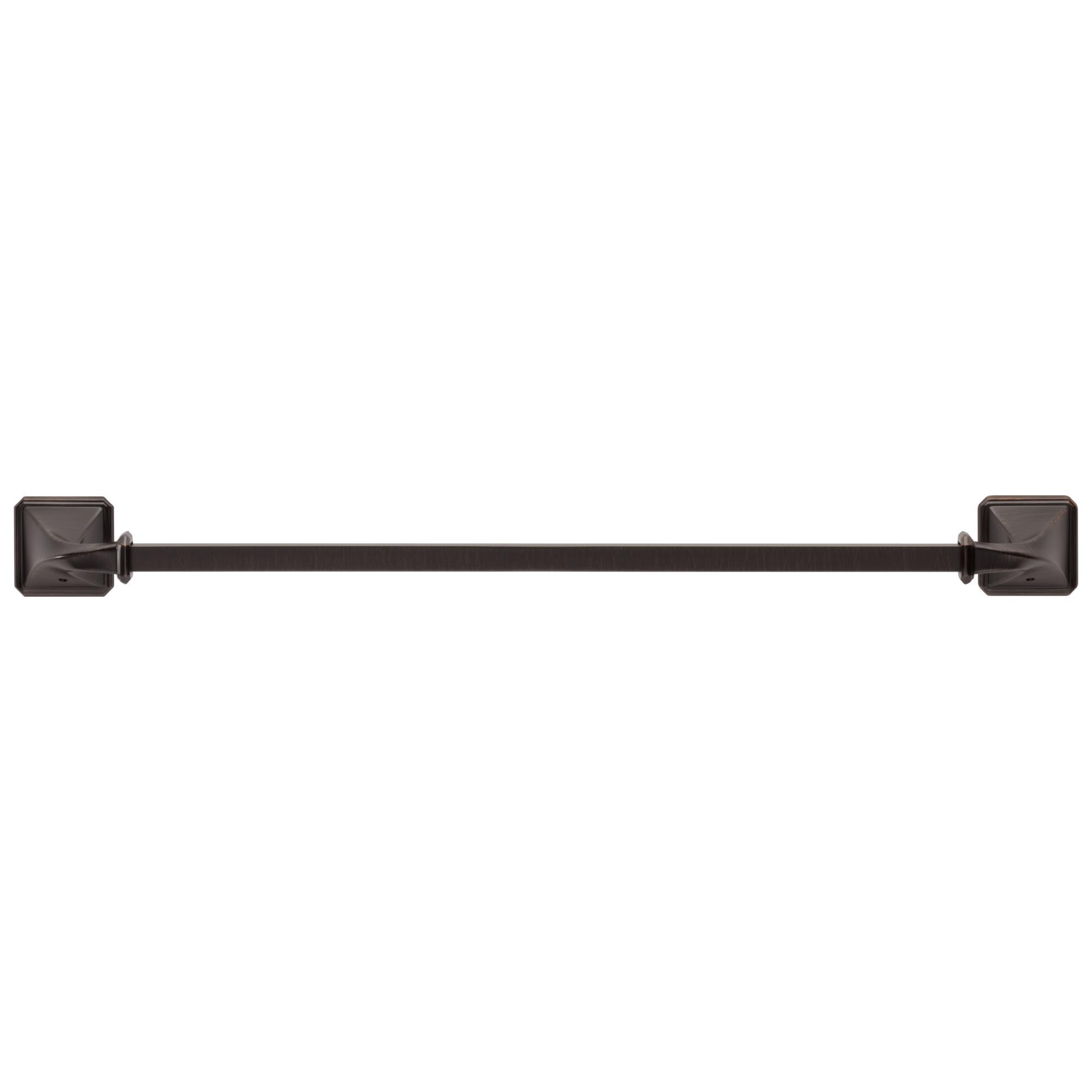Brizo® 692430-RB Virage® Towel Bar, 24 in L Bar, 3-21/64 in OAD x 2-1/2 in OAH, Brass, Venetian Bronze, Import
