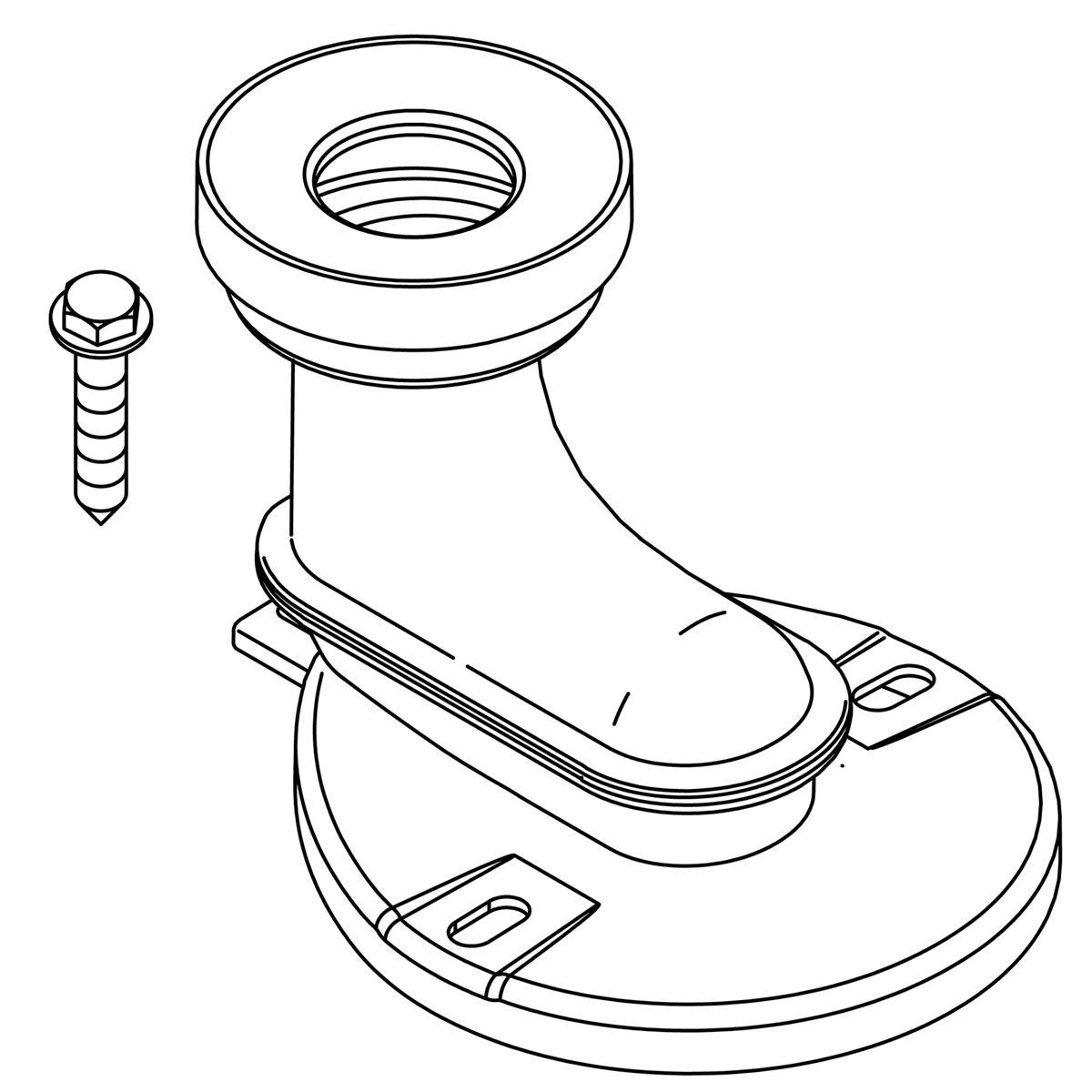 Kohler® 1302617 Trapway Service Kit, Plastic
