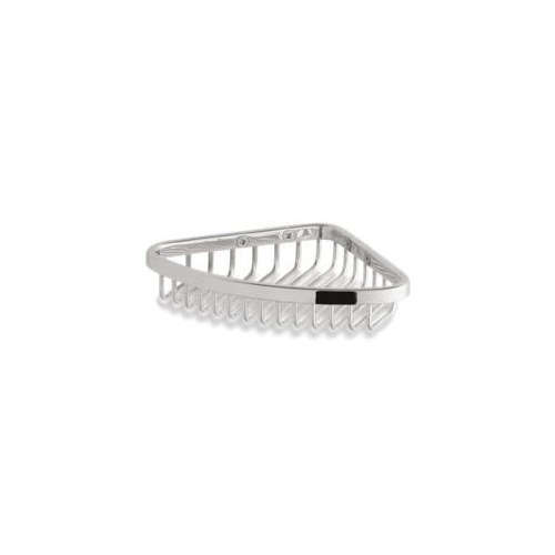 Kohler® 1898-S Small Corner Shower Basket, 1-1/8 in H x 4-3/4 in W x 4-3/4 in D, Stainless Steel, Polished Stainless Steel