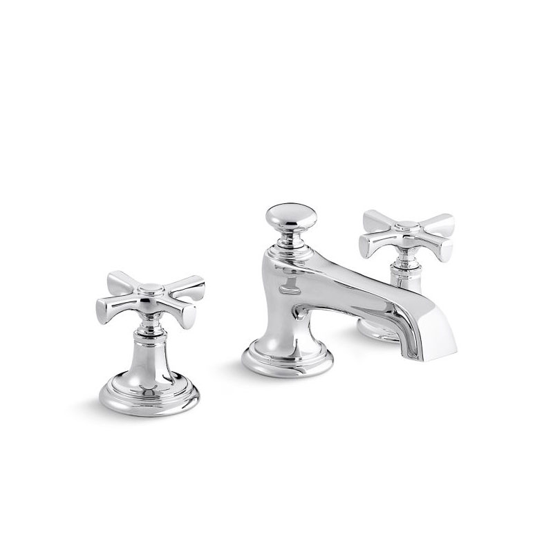 Kallista P24600-CR-CP Bellis® by KALLISTA Sink Faucet, Traditional Spout, Cross Handles