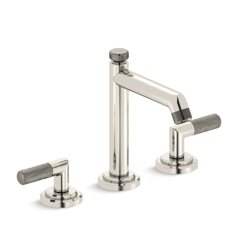 Kallista P24900-SNW-SN Pinna Paletta® by Laura Kirar Sink Faucet, Tall Spout, Lever Handles