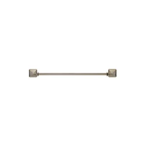 Brizo® 692430-BN Virage® Towel Bar, 24 in L Bar, 3-21/64 in OAD x 2-1/2 in OAH, Brass, Brushed Nickel, Import