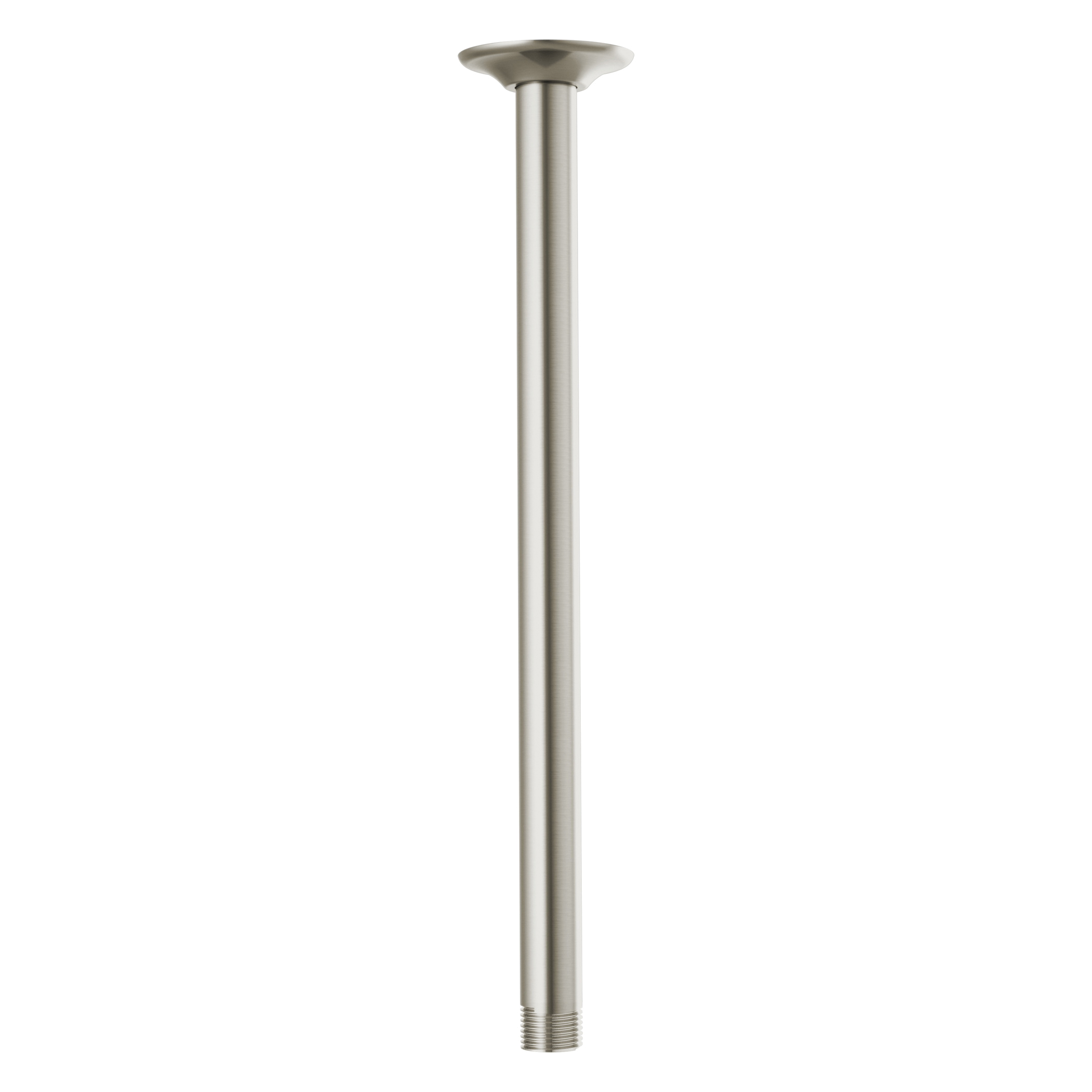 Brizo® RP100470NK Shower Arm and Flange, 14 in L, Solid Brass Arm, 1/2-14 NPT, Ceiling Mount, Import