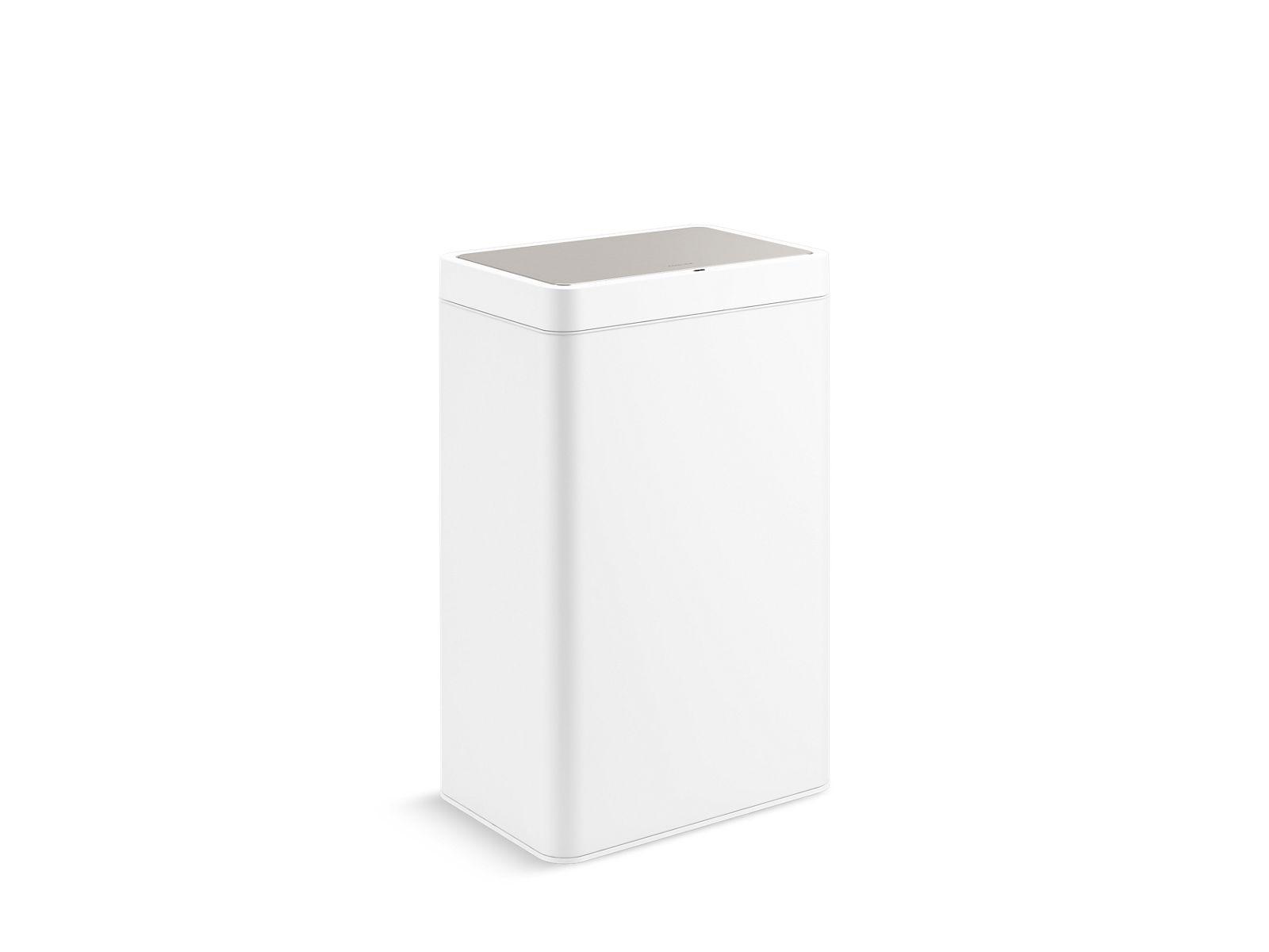 Kohler® 23825-STW 23825 Touchless Trash Can, 13 gal Capacity, 16-11/16 in L