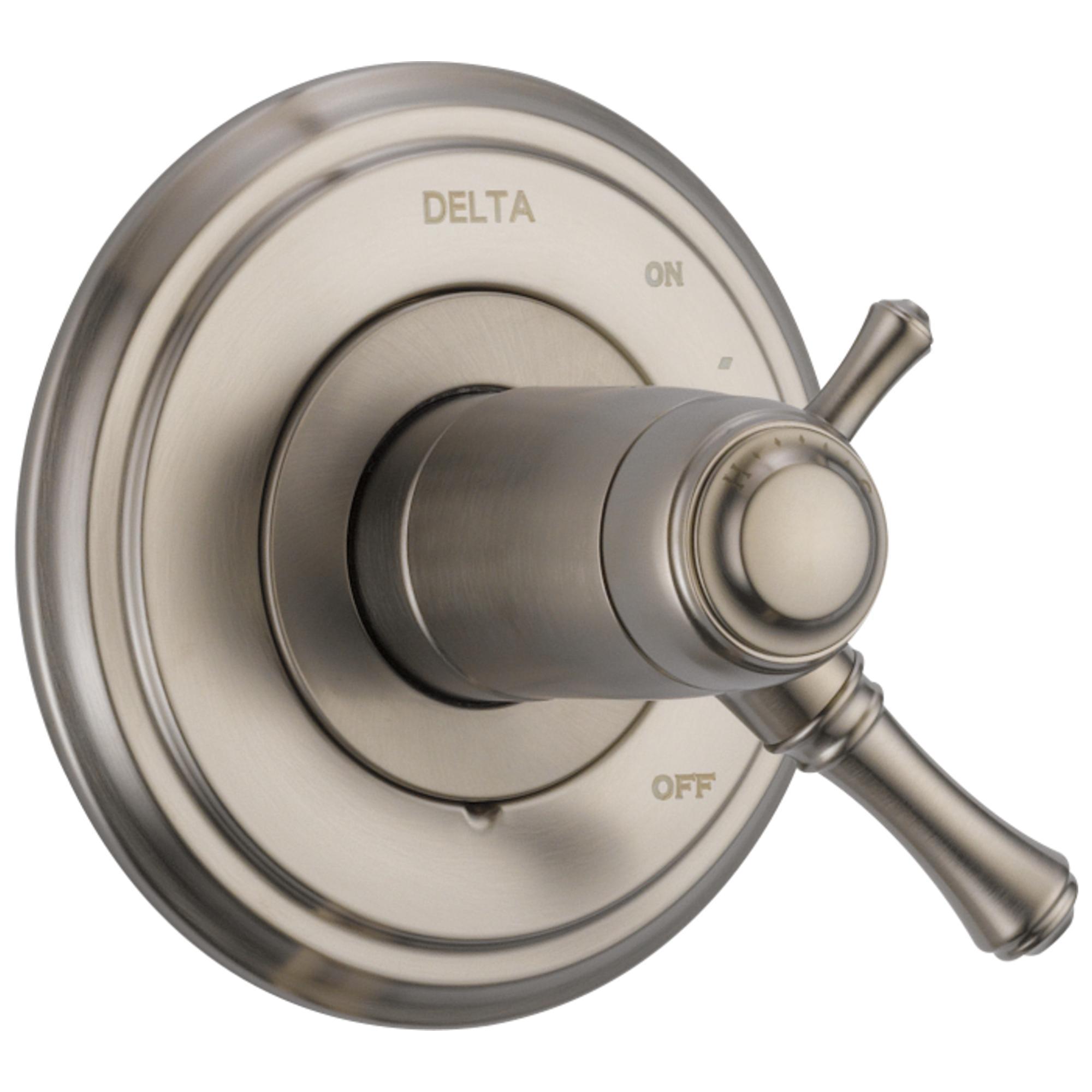 DELTA® T17T097-SS TempAssure® 17T 2-Function Valve Trim, 2.5 gpm Shower, Stainless Steel