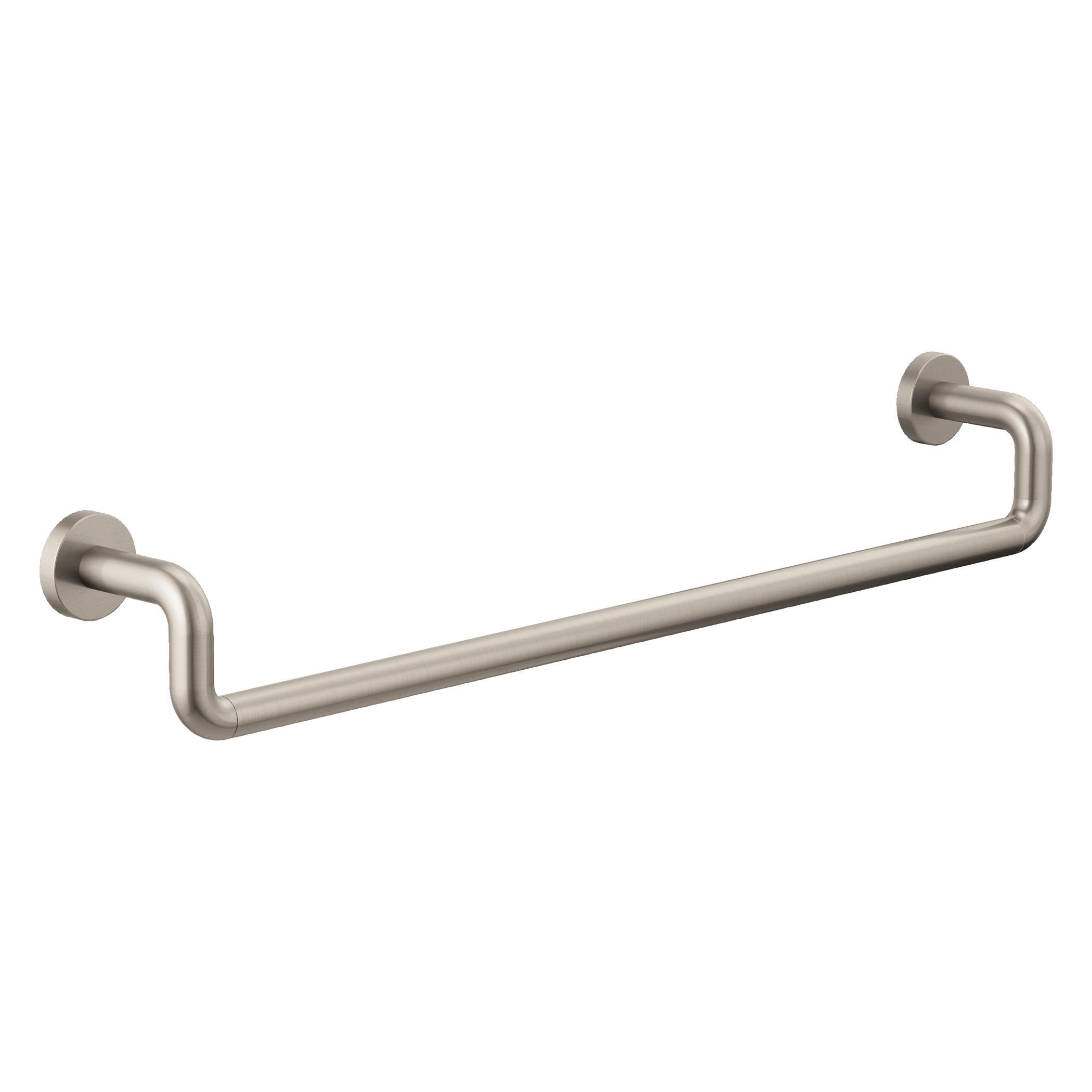 Brizo® 692435-NK Litze™ Towel Bar, 24 in L Bar, 3-7/16 in OAD x 3-15/16 in OAH, Luxe Nickel, Import