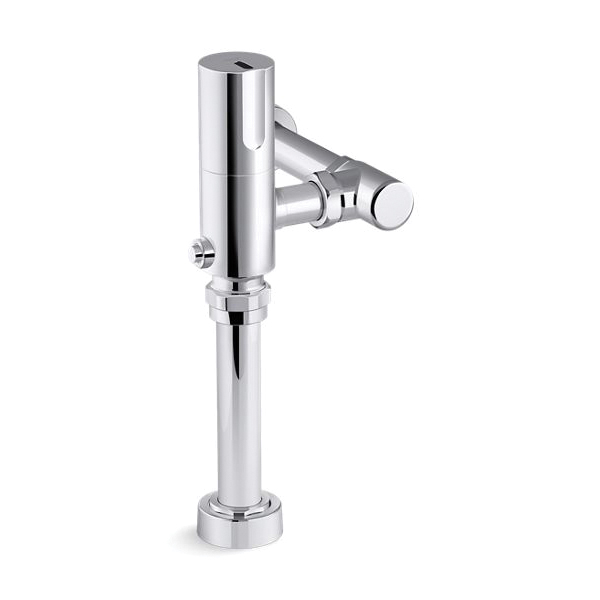 Kohler® 40TD00K10-CP DC Powered Toilet Flushometer, Mach™ WAVE, 1.5 V AA Alkaline Battery, 1 gpf Flush Rate, 1-1/2 in Top Spud, 25 psi Pressure, Polished Chrome