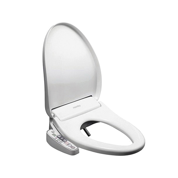 Kohler® BN330S-N0 K-BN330S Novita® Bidet Toilet Seat, Round Front Bowl, Closed Front, Plastic, White, Soft-Close™ Hinge