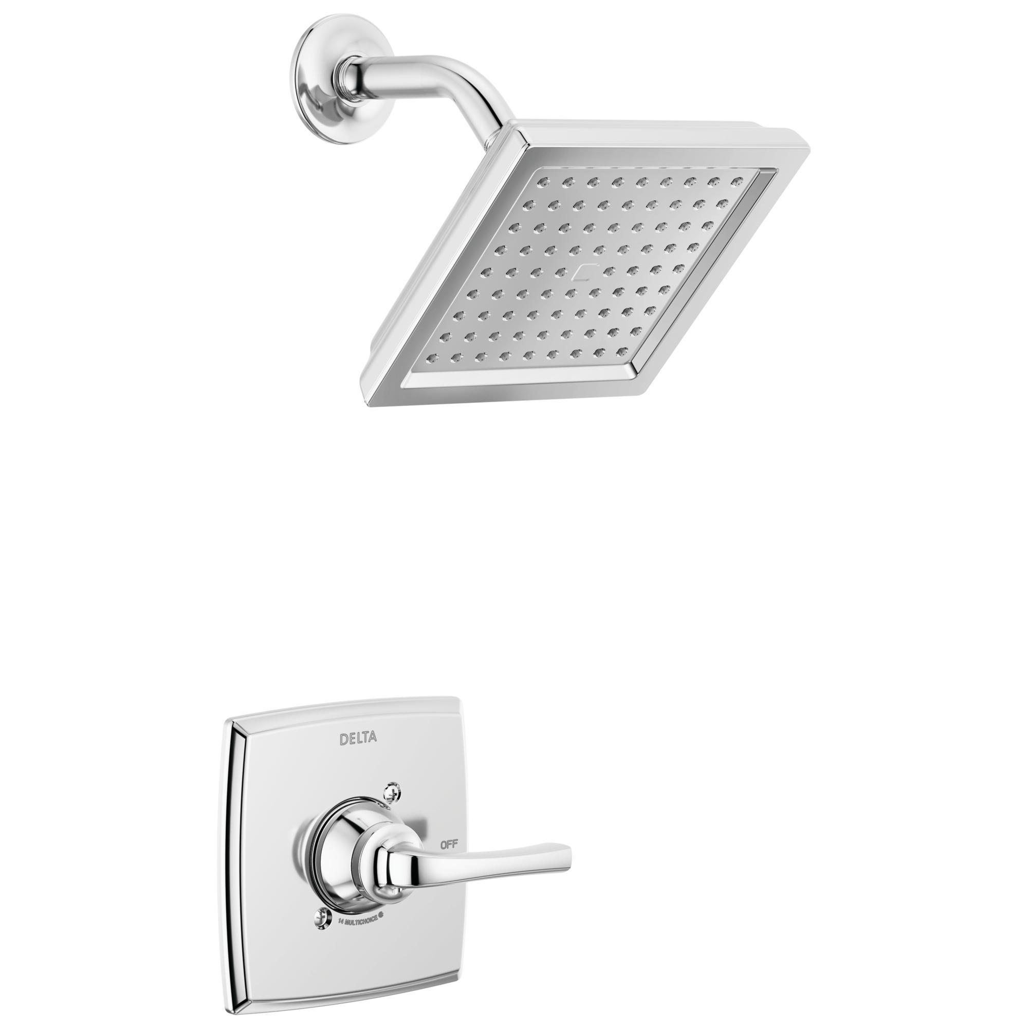 DELTA® 142864 Monitor® 14 Geist™ Faucet Shower Head, 1.75 gpm Max Flow, Wall Mounting, Domestic