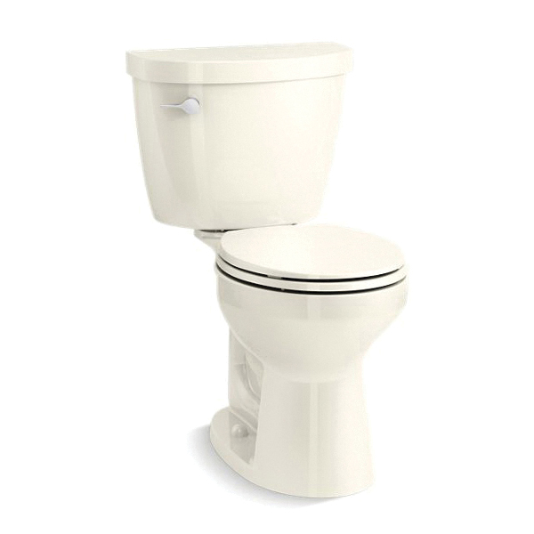 Kohler® 31589-96 K-31589 Cimarron® Comfort Height® Chair Height Toilet Bowl, Biscuit, Round Front Shape, 12 in Rough-In, 6-5/8 in H Rim, 2-1/8 in Trapway