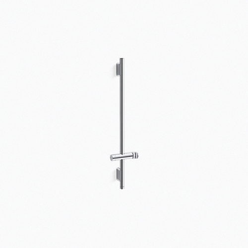 Kohler® 26312-CP Statement™ Adjustable Slide Bar, 31-1/2 in L Bar, 7 in OAL x 2-11/16 in OAD, Metal, Polished Chrome