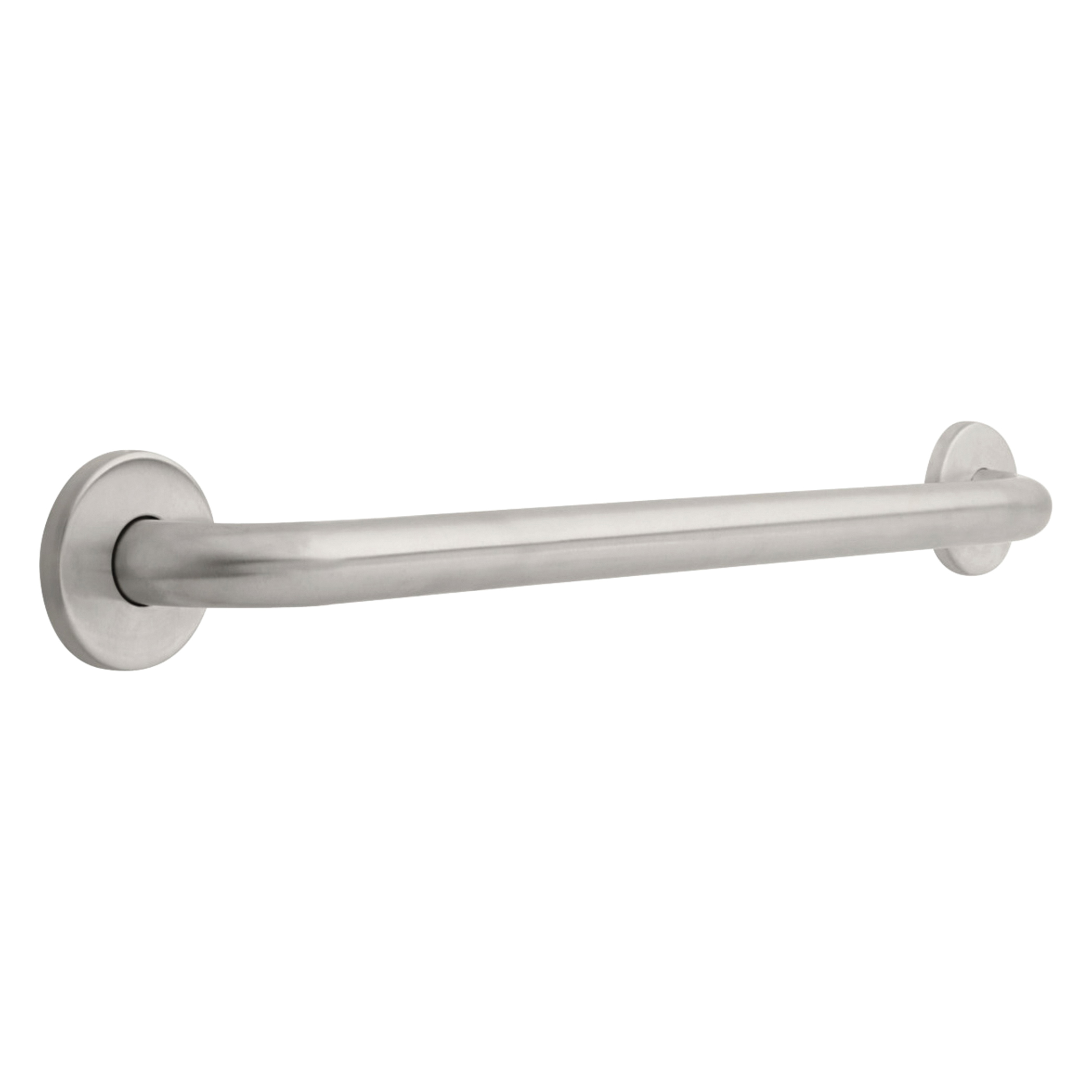 DELTA® 41124-SS Grab Bar, 24 in L x 1-1/4 in Dia, Brilliance® Stainless Steel, Import