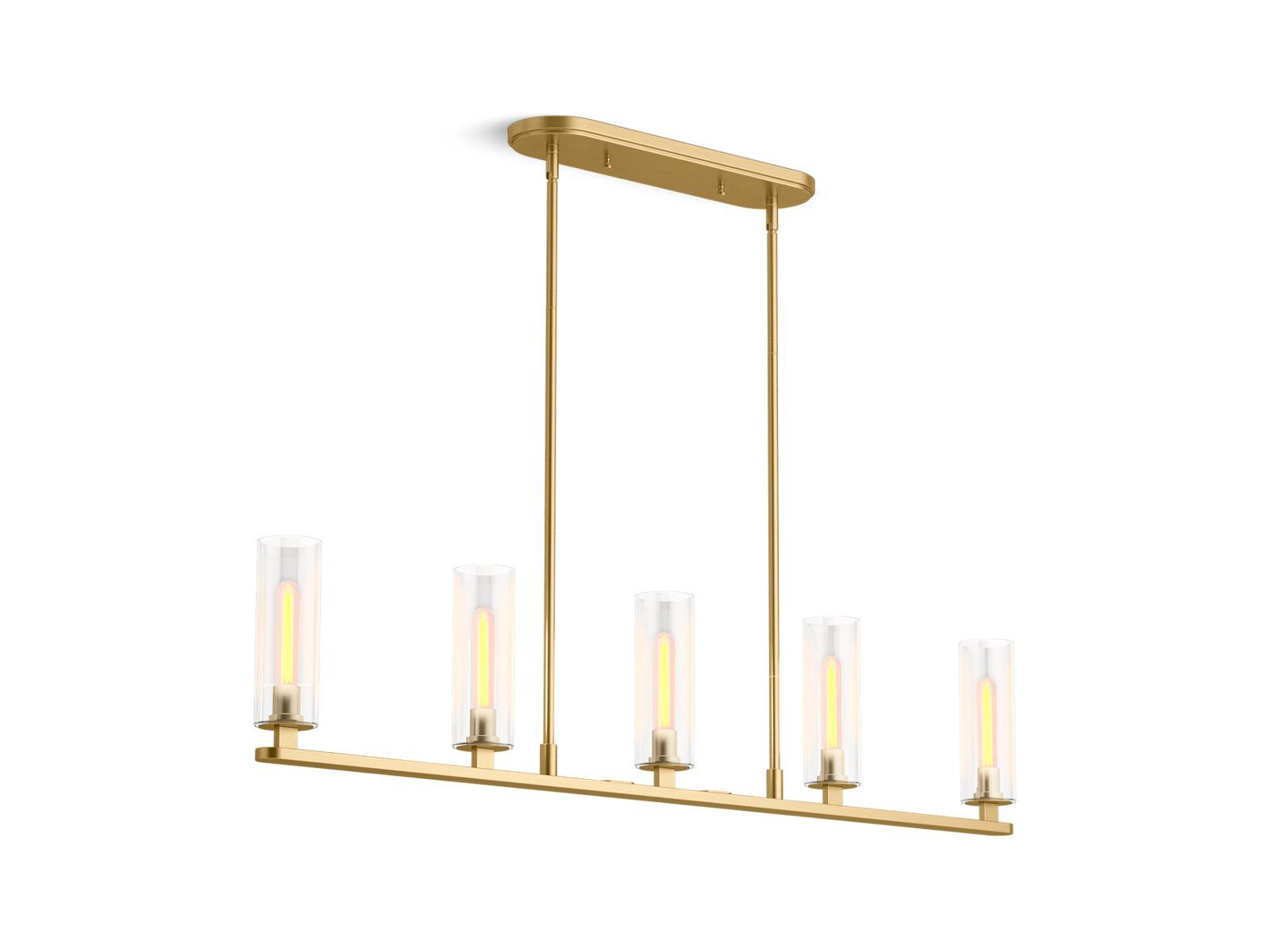 Kohler® 35877-CH05-2GL Chandelier, Brushed Moderne Brass Housing