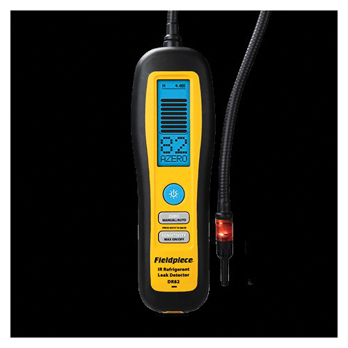 Fieldpiece DR82 Advanced Infrared Refrigerant Leak Detector, 0.03 oz/yr (1g/a) Stationary and 0.1 oz/yr (3g/a) Motion, For Use With A2L Refrigerants