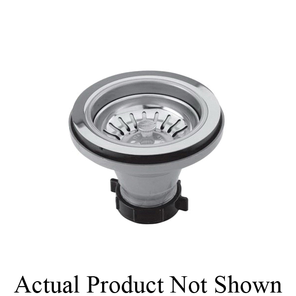 Newport Brass® 122LS/03N Large Post Style Basket Strainer Set With 1 in Extension, Solid Brass, Living Uncoated Polished Brass