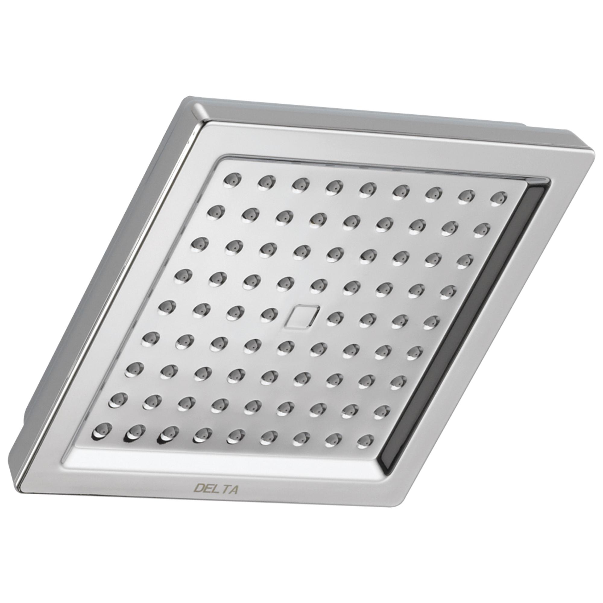 DELTA® 52283 Raincan Shower Head, 2 gpm Flow Rate, 1 Spray, Wall Mount, Import