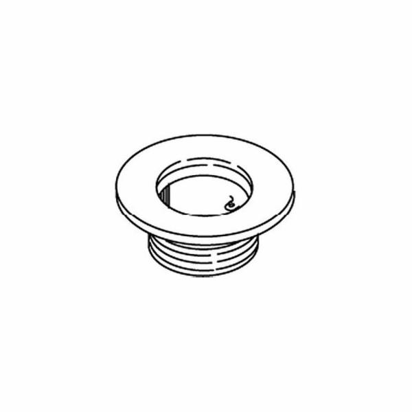 Kohler® 29060-CP Lever Lift Strainer Body, For Use With Clearpass™ Bath Drain, Metal