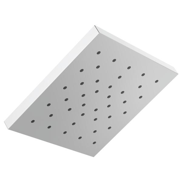 DELTA® 52161-PR25 Universal Showerhead With H2Okinetic® Technology and Touch-Clean® Technology, 2.5 gpm Max Flow, 1 Sprays, 12 in L x 12 in W x 2-5/8 in H Head, Import