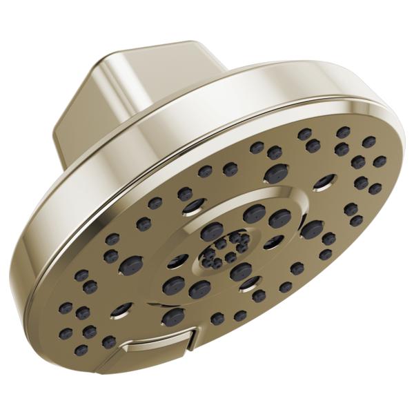 Brizo® 87498-PN Levoir™ Showerhead, 1.75 gpm Min, 4 Sprays, 6-7/8 in Dia Head, Import