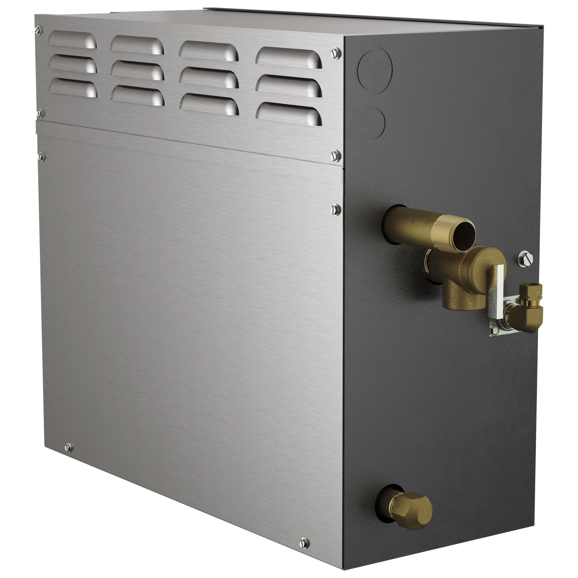 Brizo® 8GE-TSG15-240-1 Proportional Steam Generator, 3/4 in NPT Steam Outlet, Auto Drain, 3/8 in Water Inlet, 240 V, 63 A, Domestic