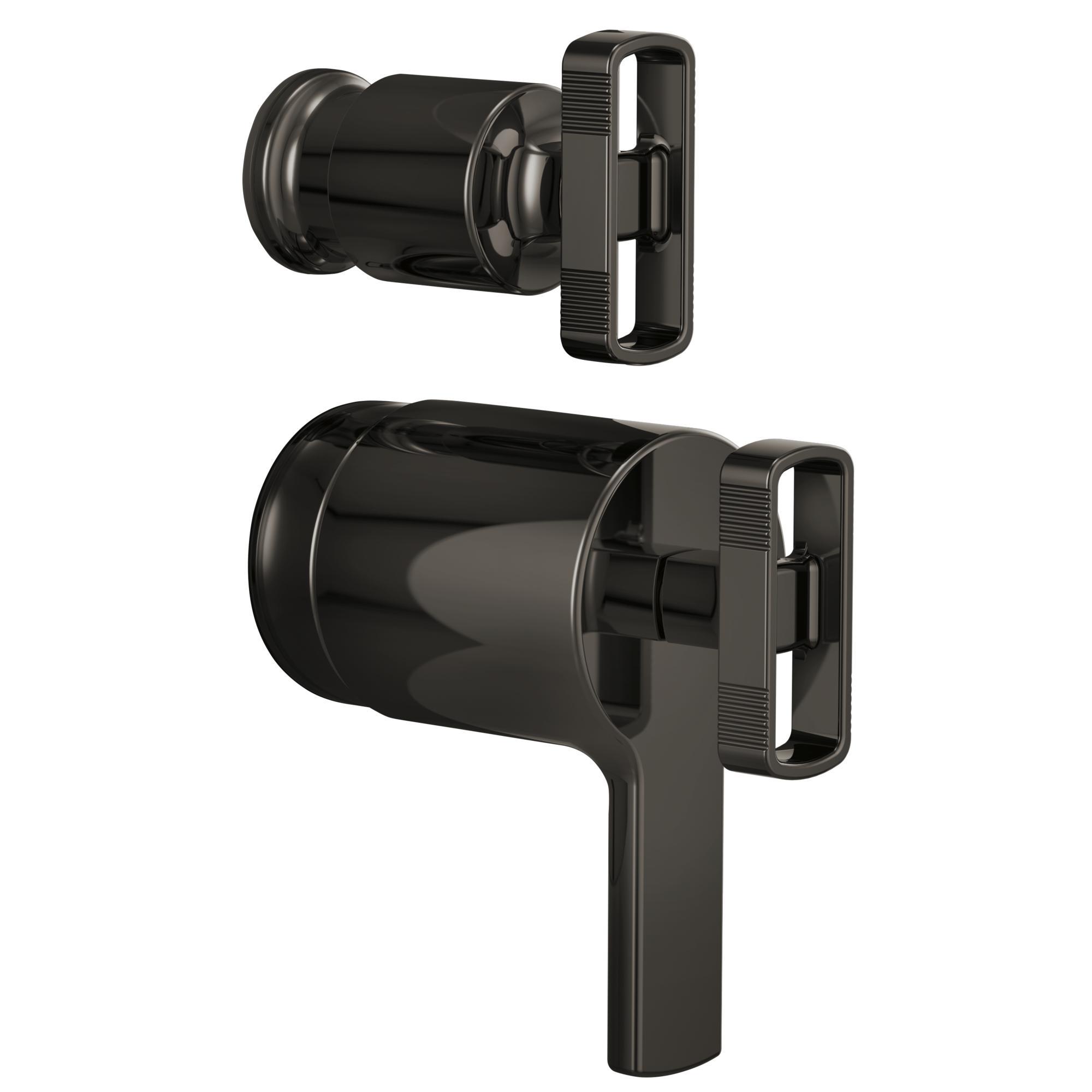 Brizo® HK7506-BNX Kintsu™ Handle Kit, For Use With TempAssure® Thermostatic Valve with Integrated Diverter Trim, Brilliance® Black Onyx, Import