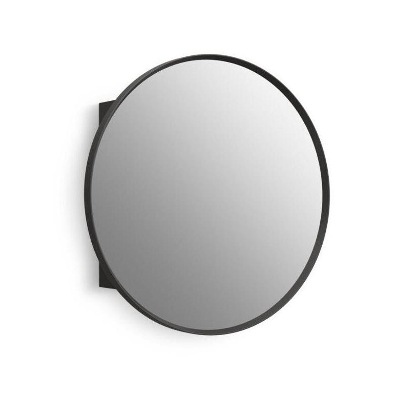 Kohler® 35572-BLL 35572 Verdera® Framed Medicine Cabinet, 5-9/16 in OAL 24 in OAW 34 in OAH, Anodized Aluminum, Matte Black
