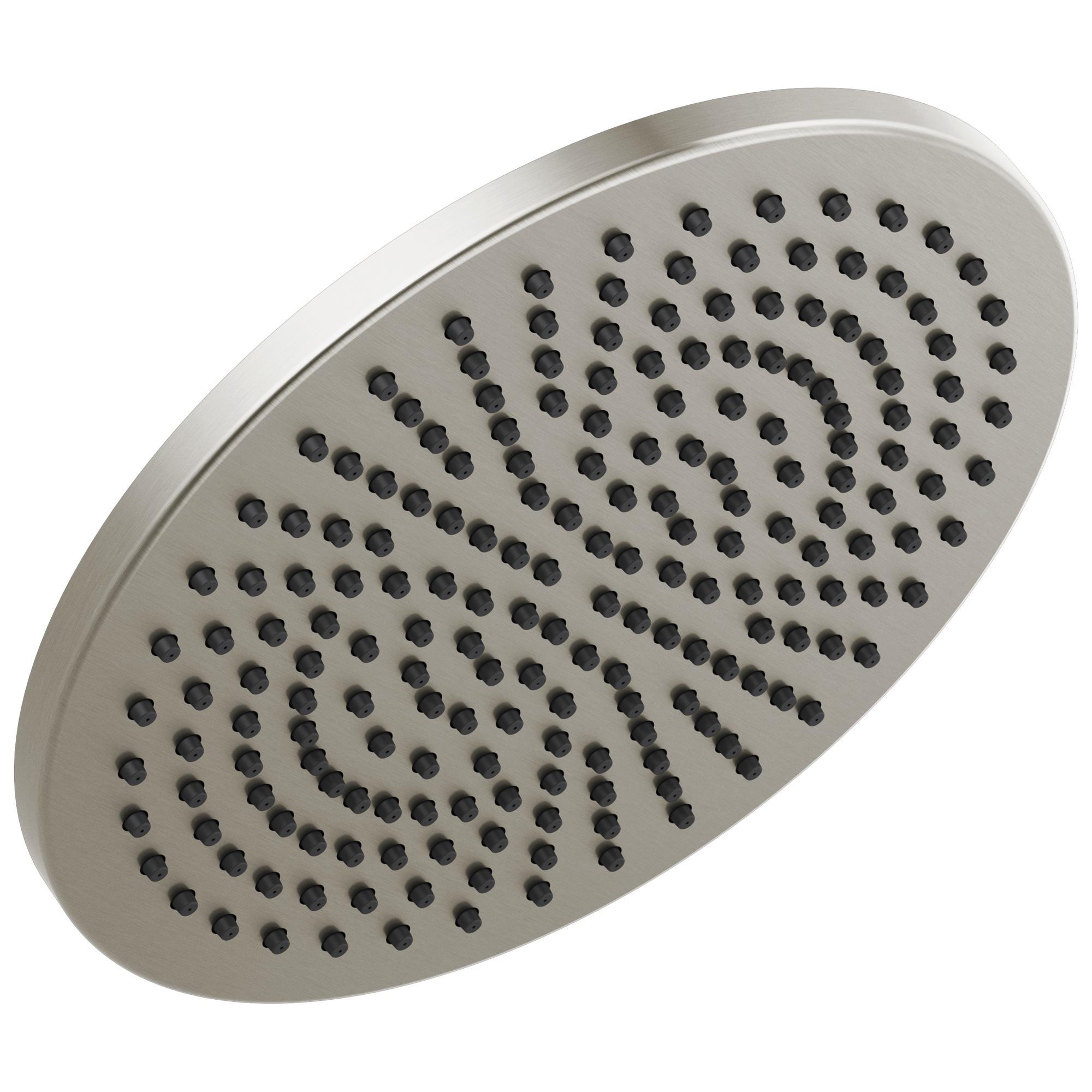 DELTA® 52158-SS25 Universal 1-Setting Raincan Shower Head, 2.5 gpm Max Flow, 1 Spray, Import