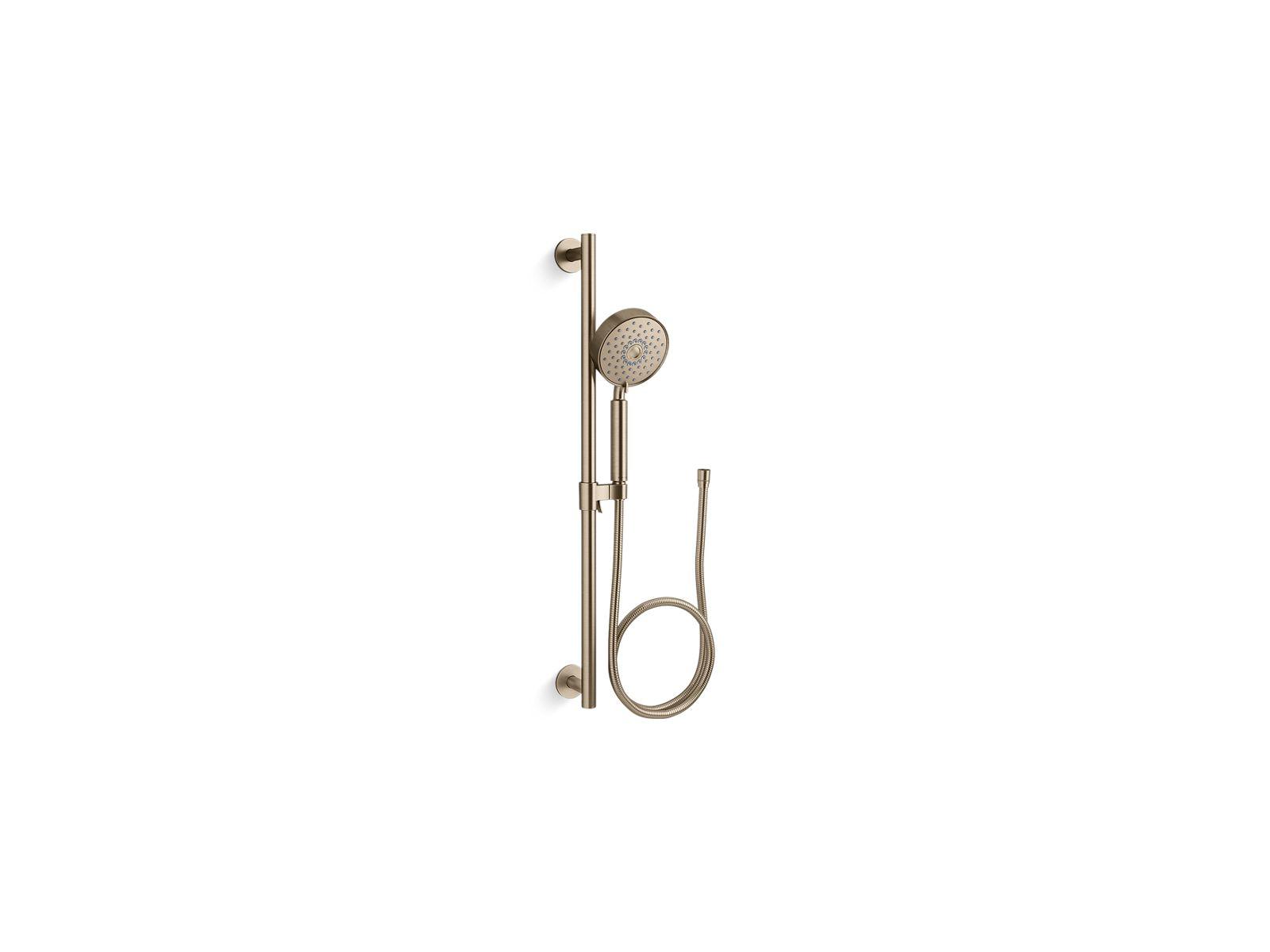 Kohler® 22178-BV 22178 Purist® 4-Function Hand Shower, 2.5 gpm Flow Rate, 60 in L Hose
