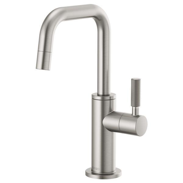 Brizo® 61353LF-C-SS Litze® Beverage Faucet, 1.5 gpm at 60 psi Flow Rate, Stainless Steel, 1 Handle, Domestic