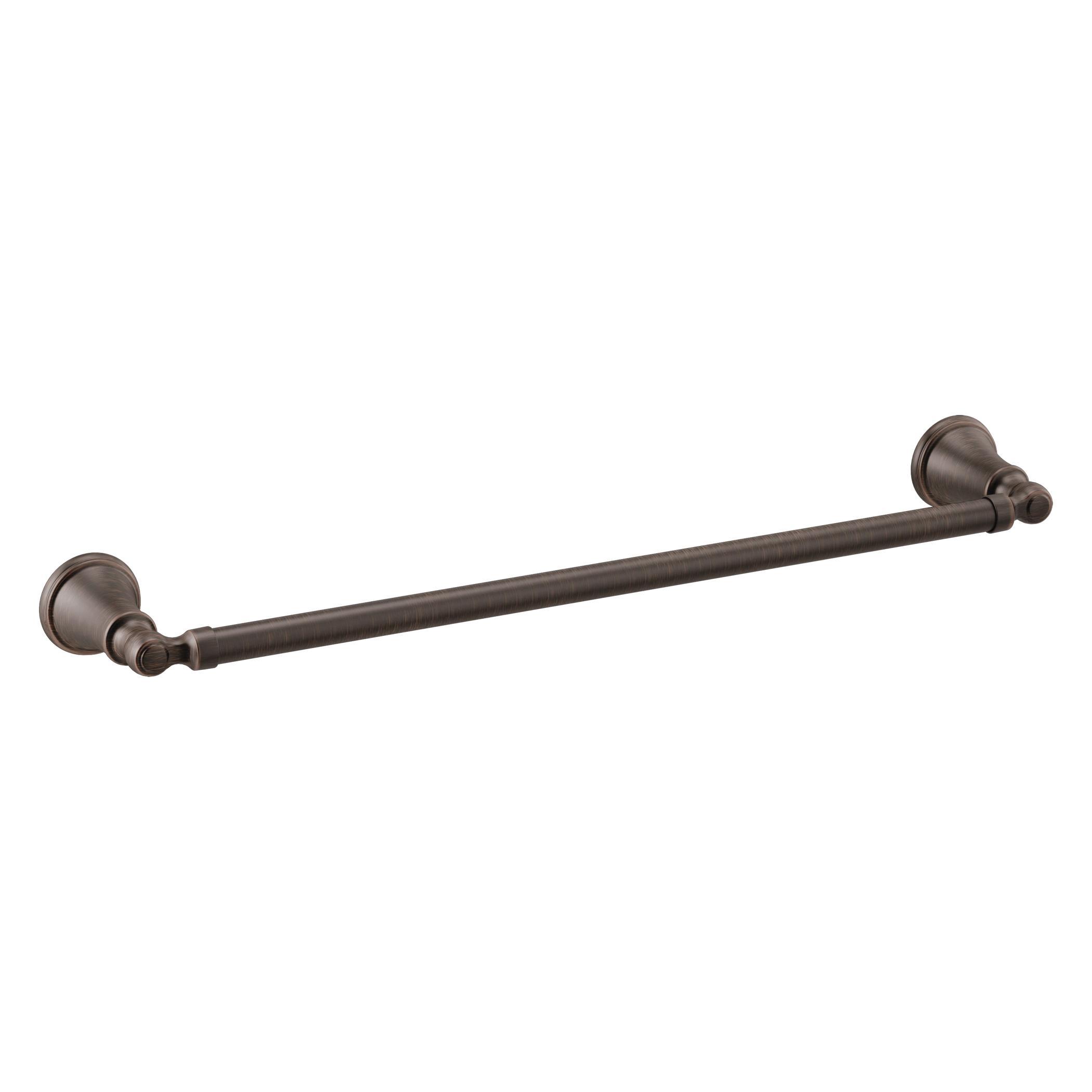 DELTA® 73218-RB Woodhurst™ Towel Bar, 18 in L Bar, 3-3/8 in OAD x 1.88 in OAH, Venetian Bronze, Import