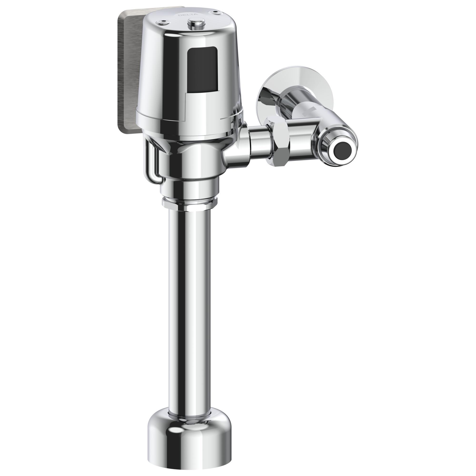 DELTA® 81T201HWA Exposed Flush Valve, 1-1/2 in Inlet, Polished Chrome, Import