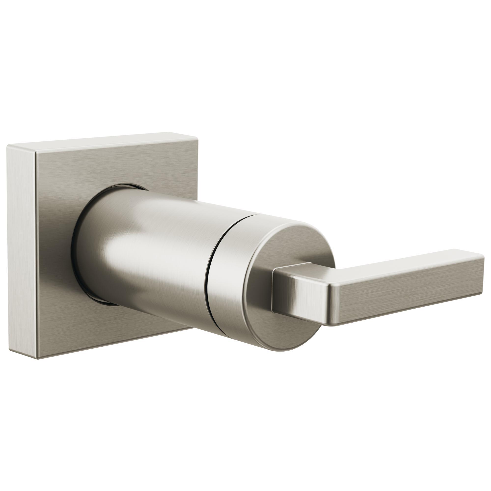 Brizo® T66622-NK Volume Control Trim With Lever Handle, 8.2 gpm Valve, Luxe Nickel