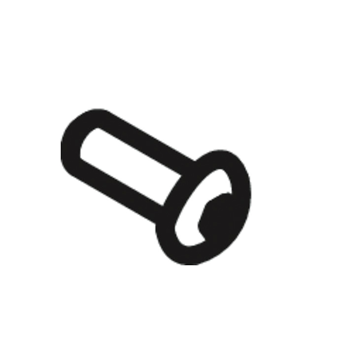 Kohler® 1024420 Sloted Cone Point Screw Set, #8-32 Screw, 1/2 in OAL, For Use With Model K-T395/K-T396/K-T397/K-373/K-389 Single-Handle Bath and Shower Trims